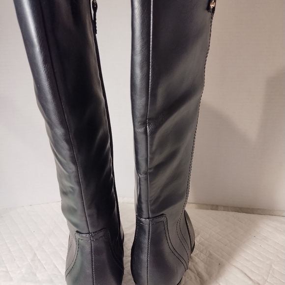 Dr Scholl's tall black riding boots 8M women new - Picture 3 of 7
